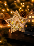 LED-Weihnachtsstern H:14cm x B:15cm