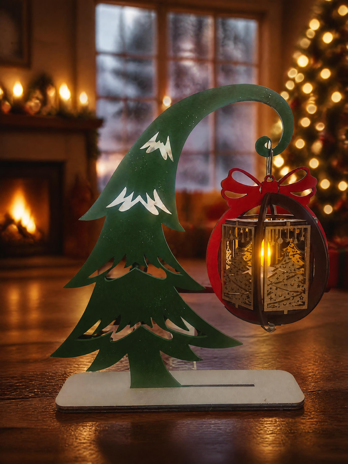 Geschwungener Tannenbaum